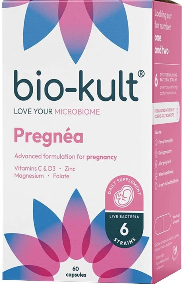 Bio-Kult Pregnea Συμπλήρωμα Διατροφής για Γυναίκες Πριν, Κατά τη Διάρκεια και Μετά την Εγκυμοσύνη 60 κάψουλες