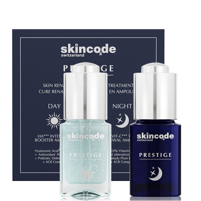 Skincode Prestige Skin Rennaisance Ampoule Treatment Ultra Συμπυκνωμένη Θεραπεία Αντιγήρανσης με 7 Ισχυρά Συστατικά 2x15ml