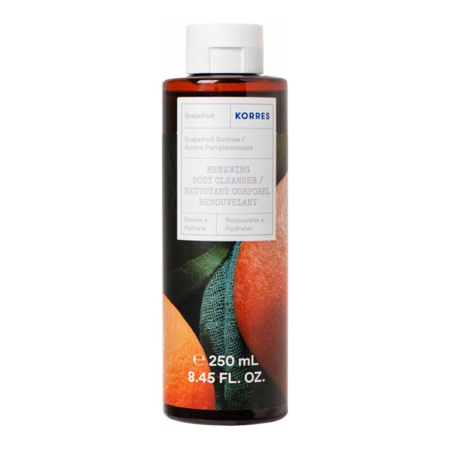 Korres Renewing Body Cleanser Grapefruit Αφρόλουτρο Με Άρωμα Γκρέιπφρουτ 250ml