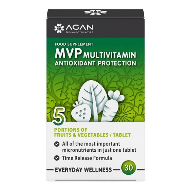 Samcos Agan Mvp Multivitamin Antioxidant Protection Tr Πολυβιταμίνες Με Αντιοξειδωτική Δράση 30tabs