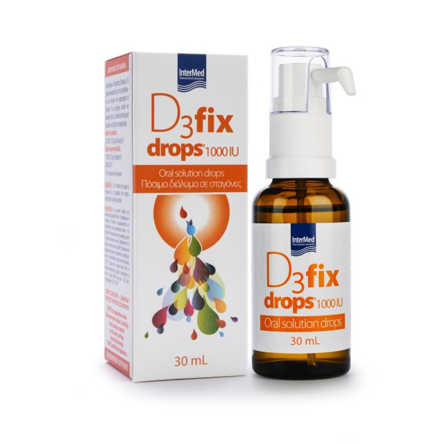 Intermed D3 Fix Drops 1000iu 30ml