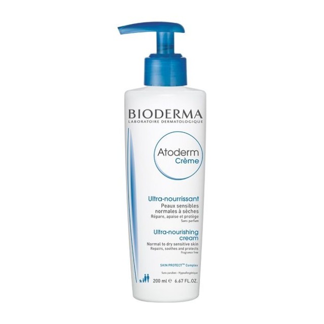 Bioderma Atoderm Creme Ultra Nourishing Cream Normal to Dry Skin 200ml