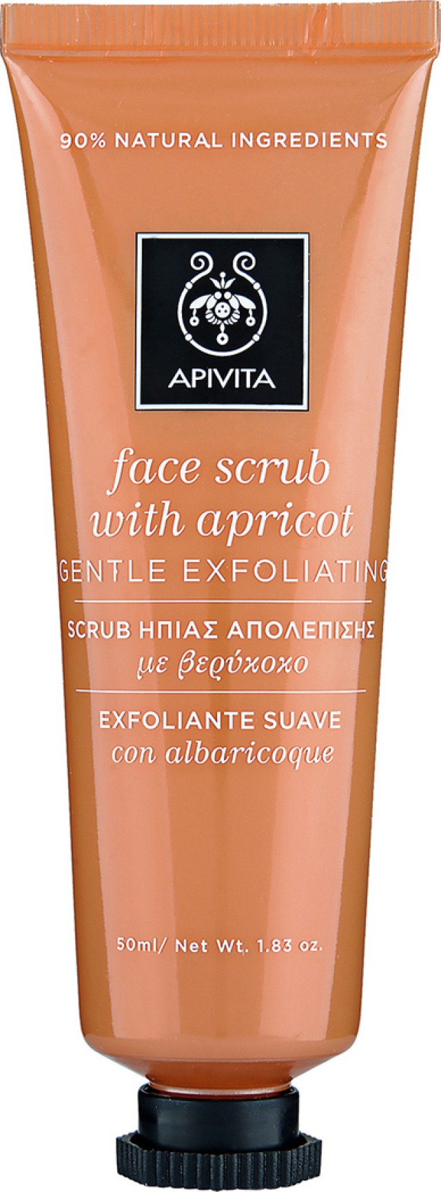 Apivita Face Scrub Ήπιας Απολέπισης με Βερίκοκο 50ml