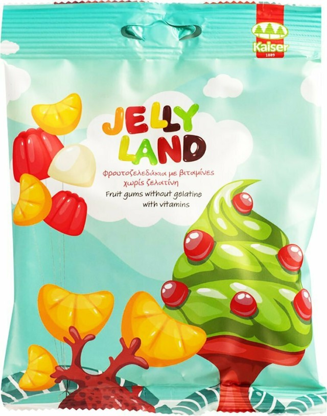 Kaiser Jelly Land Fruit Gums Φρουτοζελεδάκια Mε Βιταμίνες 100gr