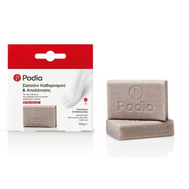 PODIA CLEANSING AND EXFOLIATING SOAP 100 GR