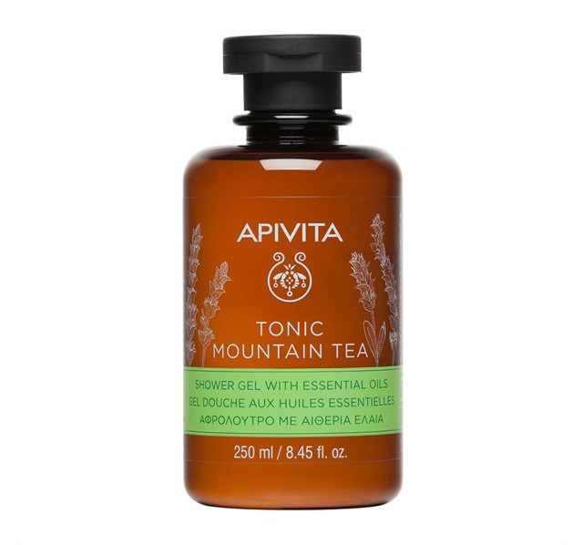 APIVITA APIVITA - TONIC MOUNTAIN TEA Αφρόλουτρο με αιθέρια έλαια - 250ml