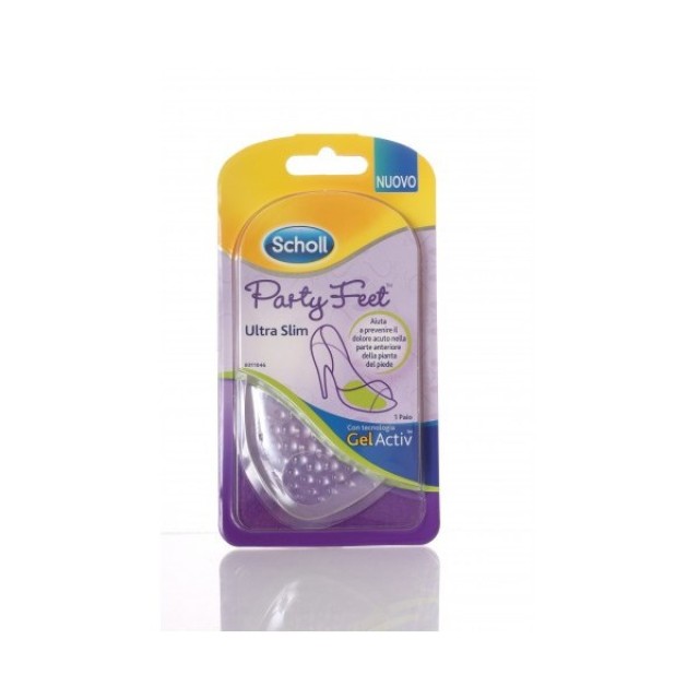 Dr Scholl Party Feet Ultra Slim Πατάκια από Τζελ 1 ζευγάρι