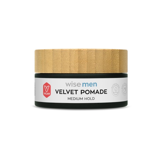 Vican Wise Men Velvet Pomade Medium Hold Πομάδα Μαλλιών, 100ml