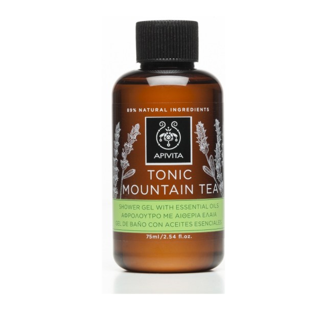 APIVITA ΑΦΡΟΛΟΥΤΡΟ ΤΟΝIC MOUNTAIN TEA με αιθέρια έλαια 75ML