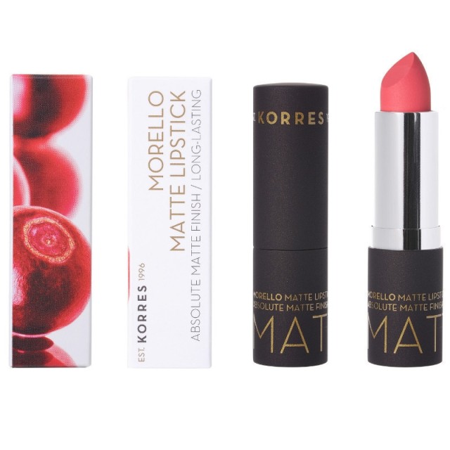 KORRES MORELLO Matte Lipstick 49 Watermelon Sorbet 3.5g