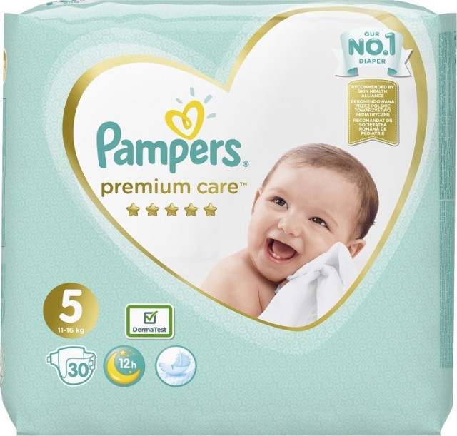 Pampers Premium Care no.5 (11-16kg) 30τμχ