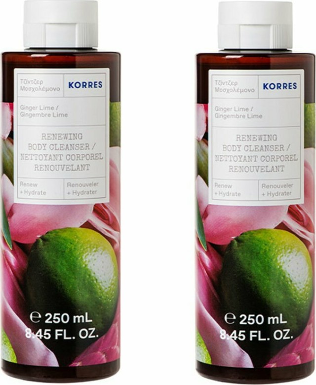 Korres Αφρόλουτρο Τζιντζερ Μοσχολέμονο 250ml, 1 + 1ΔΩΡΟ