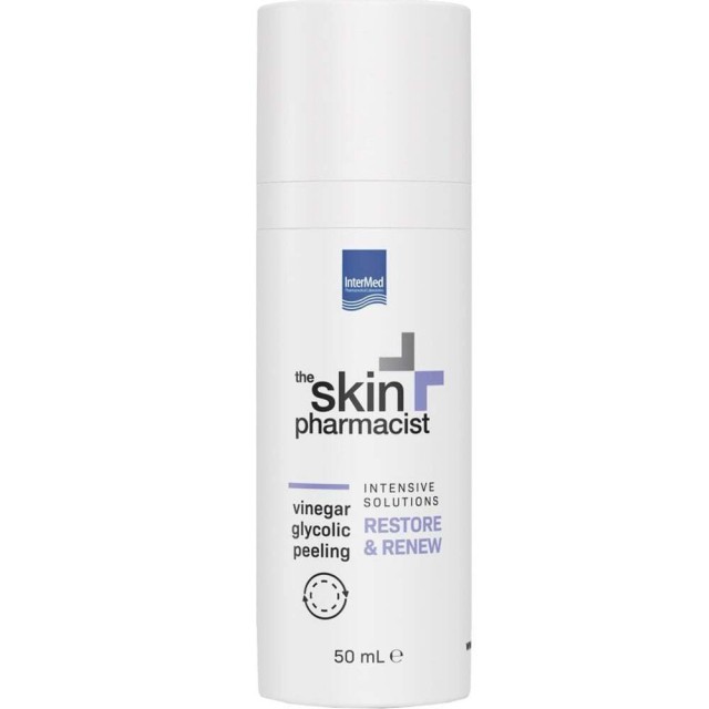 Intermed Skin Pharmacist Restore & Renew Vinegar Glycolic Face Peeling Gel Απολέπισης Προσώπου, 50ml