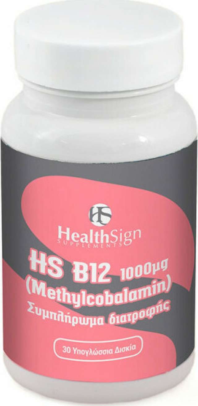 Health Sign Hs Vit. B12 1000mg Methylcobalamin 30 Tabs