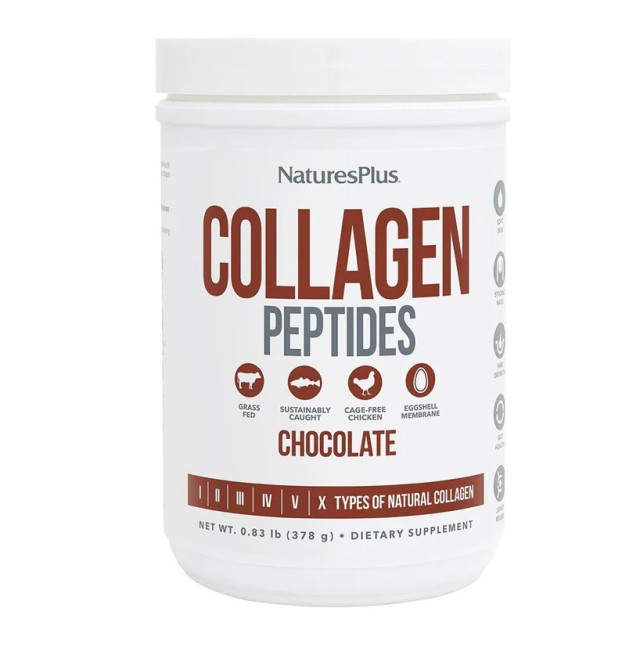 Natures Plus Collagen Peptides 378gr Σοκολάτα