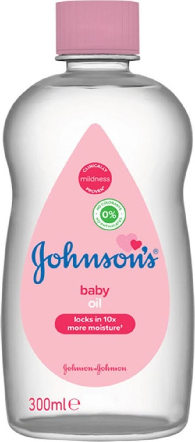 Johnsons Baby Oil Ενυδατικό Λάδι 300ml