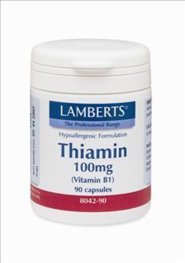 LAMBERTS THIAMIN 100MG VIT B1 90CAPS