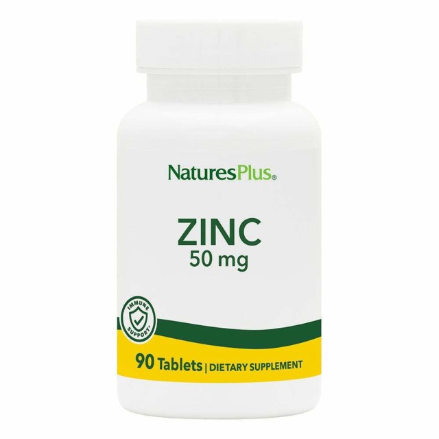 Natures Plus Zinc 50 mg 90 ταμπλέτες