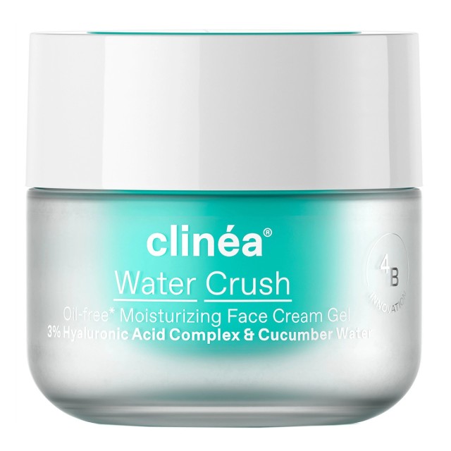 Clinea Water Crush Light Ενυδατικό Gel Προσώπου Ημέρας για Κανονικές/Μικτές Επιδερμίδες με Υαλουρονικό Οξύ 50ml