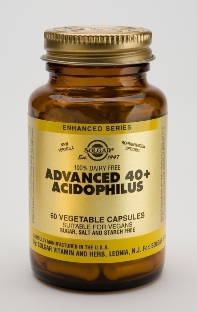 SOLGAR ADVANCED 40+ ACIDOPHILUS veg.60s