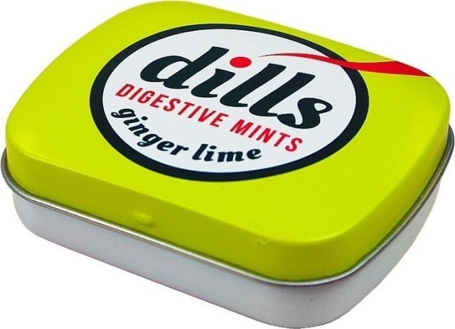 Dills Digestive Mints Ginger & Lime Παστίλιες για τη Χώνεψη και την Κακοσμία 15g