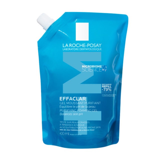 La Roche-Posay Effaclar Purifying Foaming Gel Refill για Λιπαρό Δέρμα με Τάση Ακμής 400ml