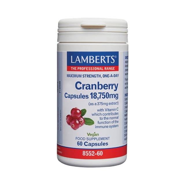 LAMBERTS CRANBERRY 18.750MG 60 CAPS