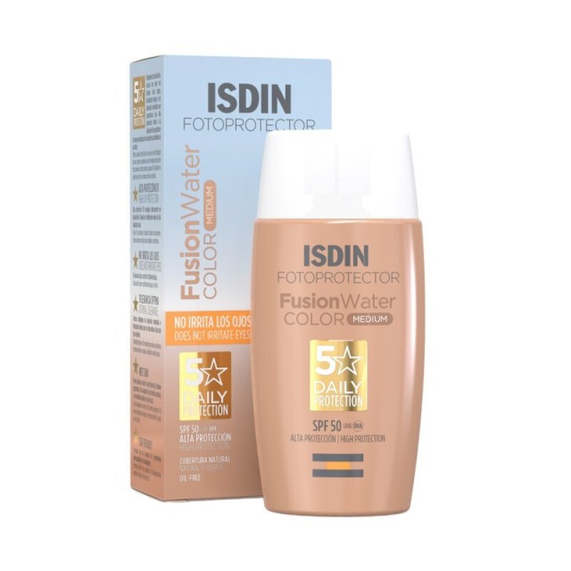 Isdin Fotoprotector Fusion Water Color SPF50 Αντηλιακή Κρέμα Προσώπου με Χρώμα 50ml