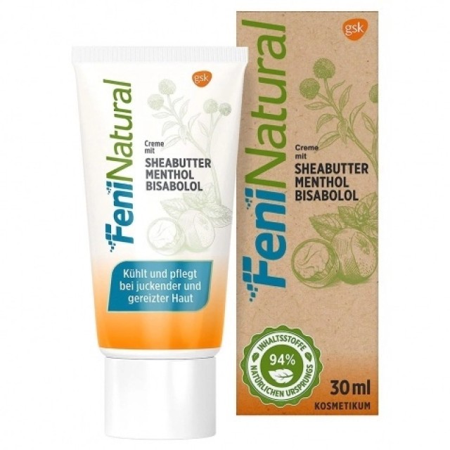 GSK Feninatural Cream Counter Menthol Κρέμα για Φαγούρα & Ερεθισμούς, 30ml