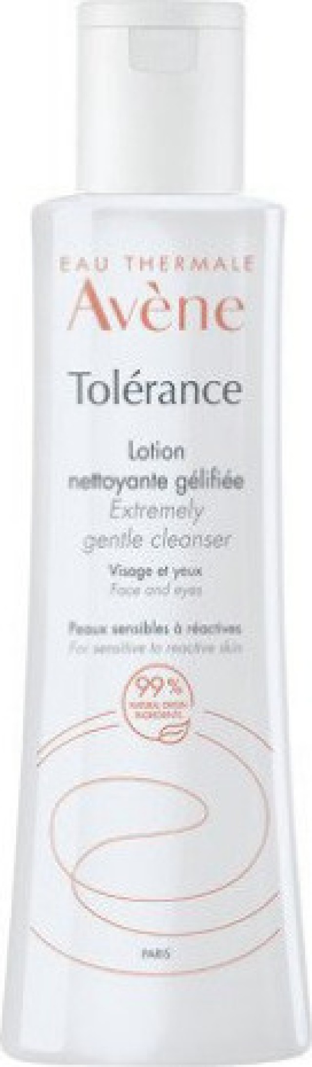 Avene Tolerance Lotion Nettoyante Gelifiee Λοσιόν Καθαρισμού Μακιγιάζ για Αντιδραστικό Ευαίσθητο Δέρμα, 200ml