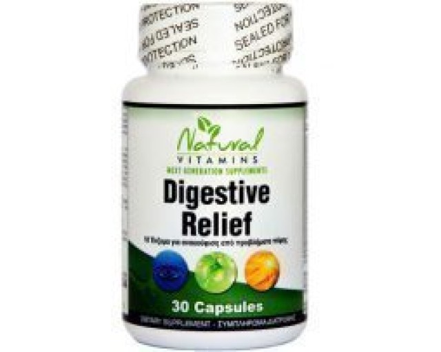 Natural Vitamins Digestive Relief 30caps