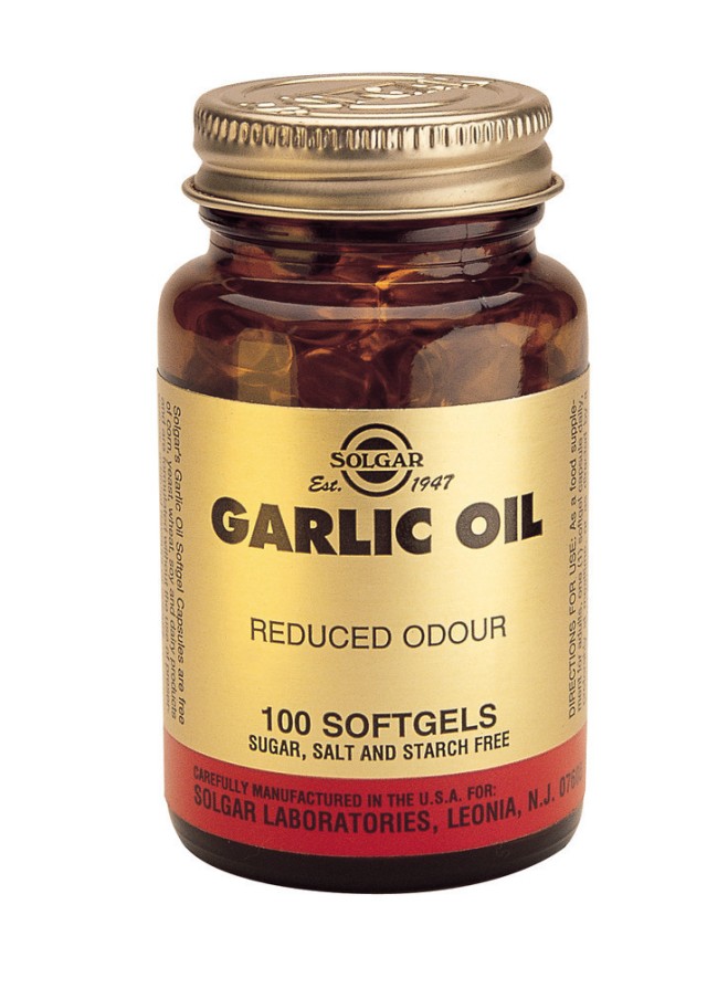 SOLGAR GARLIC OIL softgels 100s