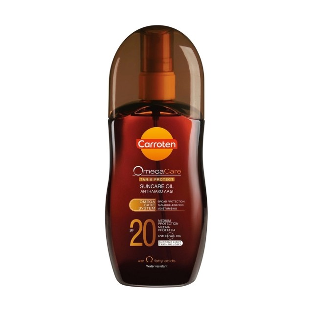 Carroten Omega Care Suncare Oil Αντηλιακό Λάδι SPF20, 150ml