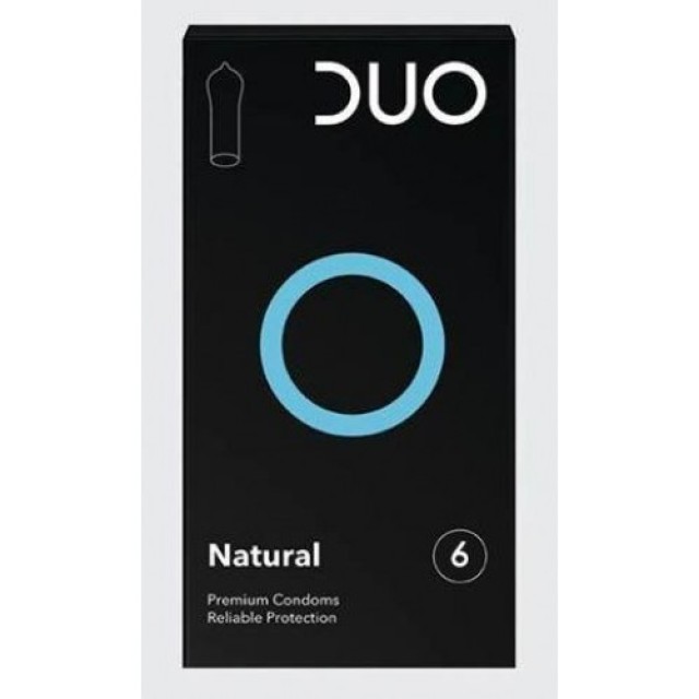 DUO Premium Natural Προφυλακτικά 6τμχ