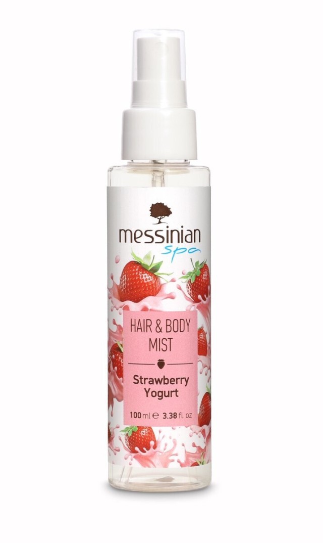 Messinian Spa Hair Body Mist Φράουλα - Γιαούρτι 100ml