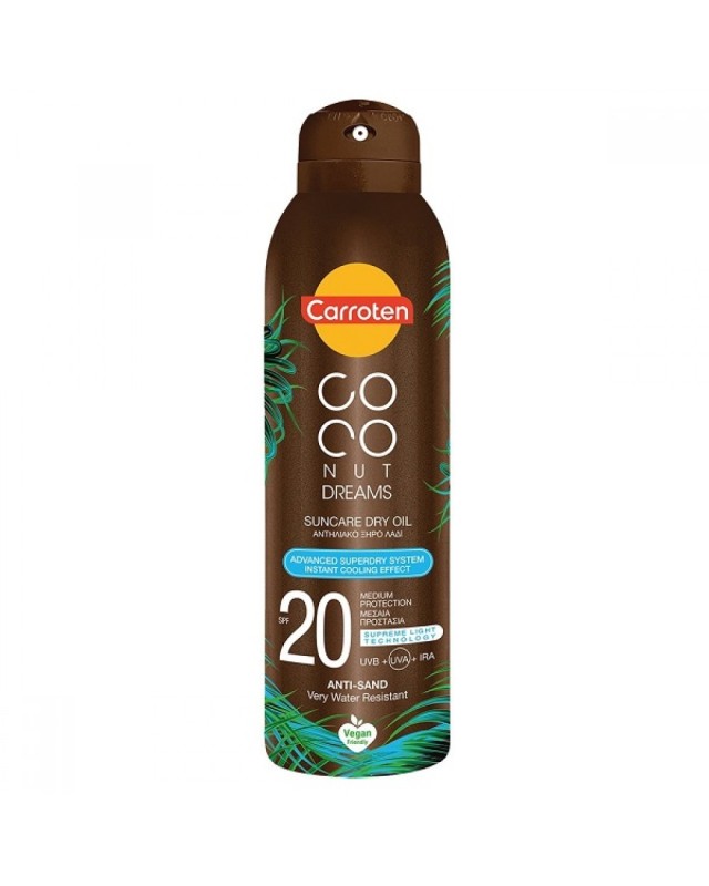 CARROTEN COCONUT DREAMS SUNCARE DRY OIL SPF20 150ML