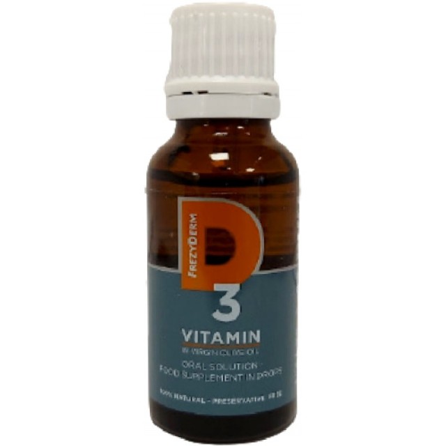 Frezyderm Vitamin D3 Συμπλήρωμα Διατροφής Βιταμίνης D3 για την Υγεία των Οστών 20ml