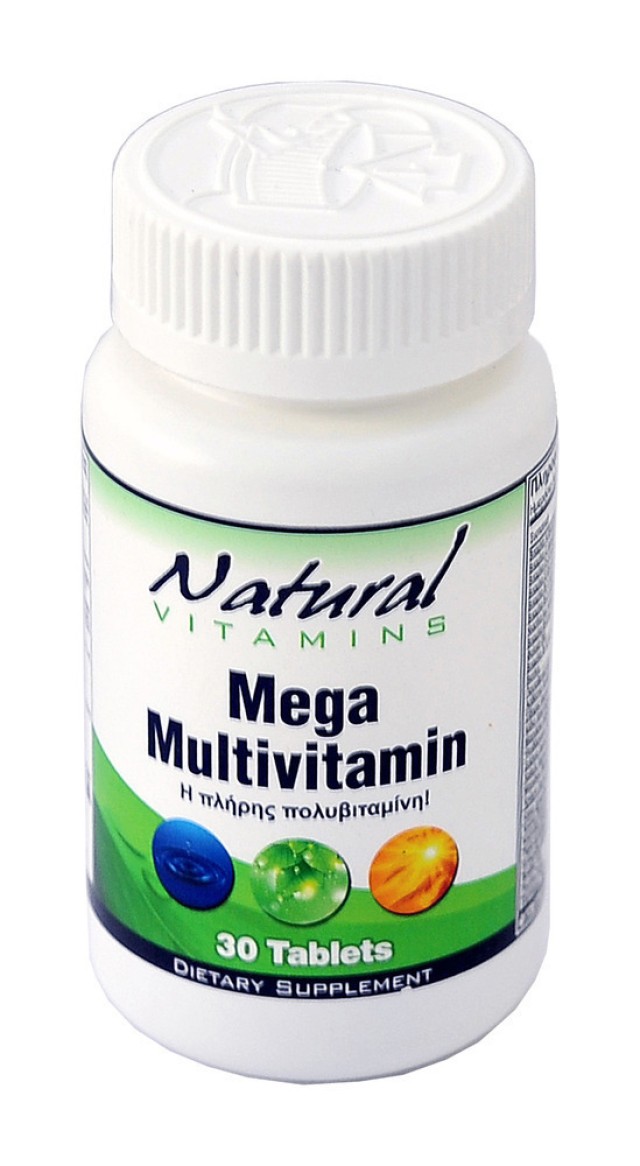 Natural Vitamins MEGA MULTIVITAMIN 30tabs