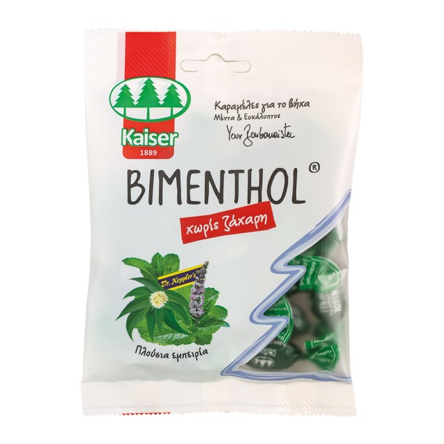 Kaiser Bimenthol Kαραμέλες Μέντα & Ευκάλυπτος για το βήχα 60gr