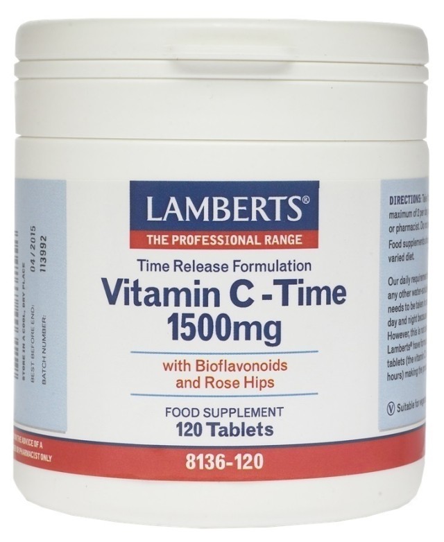 LAMBERTS VITAMIN C 1500mg 120tabs