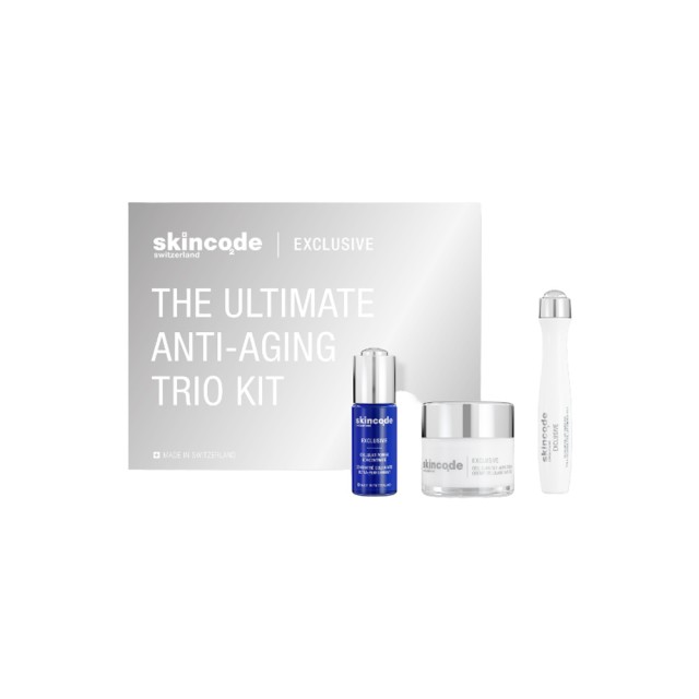 Skincode The Ultimate Anti-Aging Skin Trio Kit Cellular Power Concentrate 30ml & Anti-Aging Cream 50ml & Eye-Lift Power Pen 15ml