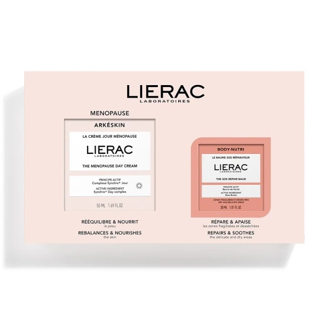 Lierac Arkeskin Promo Pack Κρέμα Ημέρας για την Εμμηνόπαυση 50ml & Body-Nutri Βάλσαμο SOS Επανόρθωσης 30ml