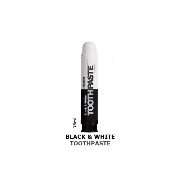 Frezyderm Black & White Tooth Paste Οδοντόπαστα για Φυσική Λεύκανση και Λάμψη 75ml