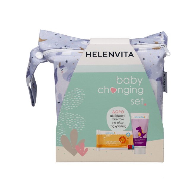 Helenvita Baby Nappy Rash Cream Κρέμα Για Την Αλλαγή Της Πάνας, 150ml & Baby Μωρομάντηλα, 64τμχ