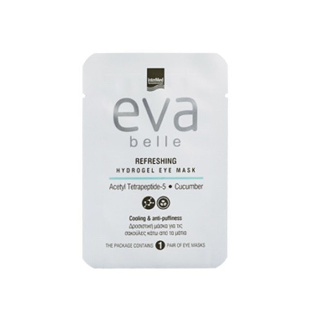 INTERMED Eva Belle Refreshing Hydrogel Μάσκα Ματιών για Ενυδάτωση 1 Τεμάχιο