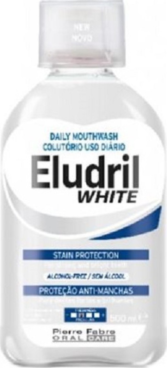 Eludril Mouthwash White Στοματικό Διάλυμα για Ολοκληρωμένη Προστασία  500ml