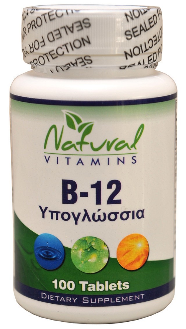 Natural Vitamins B-12 1000 MCG 30tabs