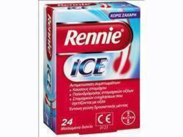 Bayer Rennie Ice 24 Μασώμενα Δισκία