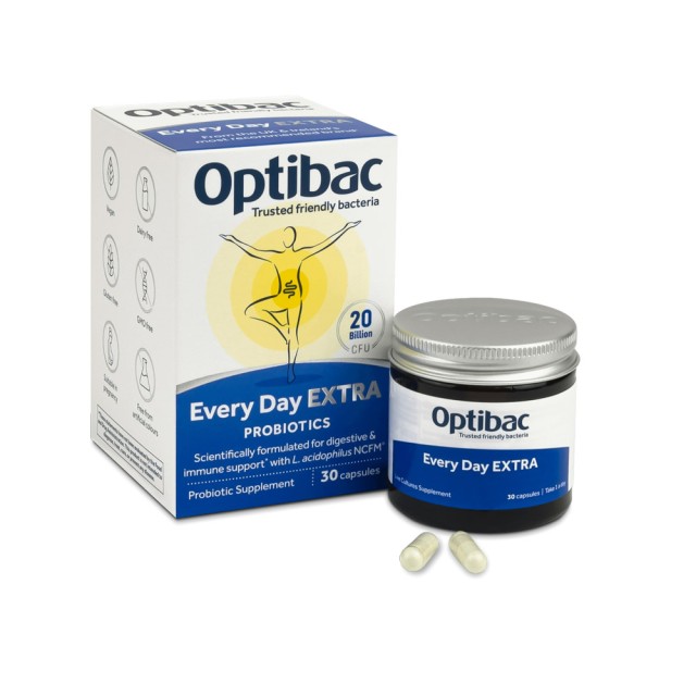 OptiBac Probiotics για κάθε μέρα Extra Strength 30 κάψουλες