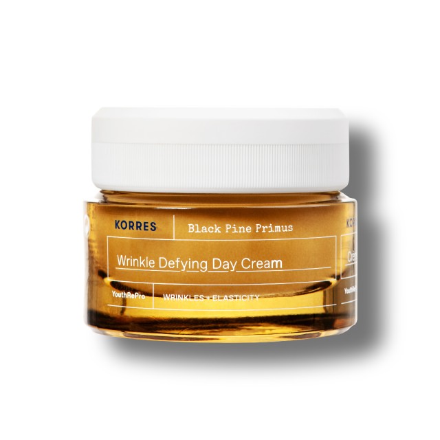 Korres Black Pine Primus Wrinkle Defying Day Cream Κρέμα Νεότητας Ημέρας για Λείανση Ρυτίδων & Ελαστικότητα 40ml